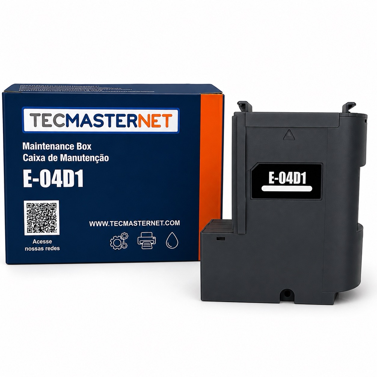 Caixa de manutenção T04D1 Tecmasternet compatível com Epson L6190 L6170 L6270 L14150 M3170 WF-2860