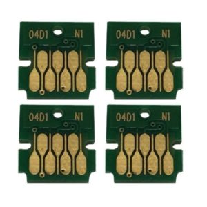 Kit 4 Chip Caixa Tanque Manutenção Para Epson L14150 L6191 T04d1 M2170 L6270