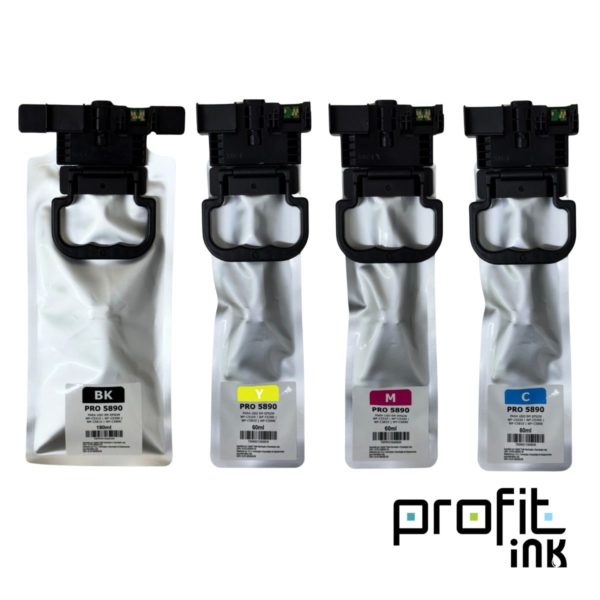 Bolsa Tinta Bag Epson WF-C5810 WF-C5890 WF-C5390 Pigmentada Compatível Profit