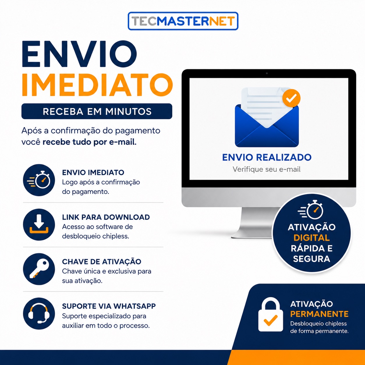 Chave Desbloqueio Chipless Epson WF-C5891 Firmware Chipless Permanente Reset - Imagem 3