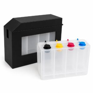 Reservatório Bulk Ink Preto 300ml Universal 4 Cores para Impressoras Epson Canon HP Brother