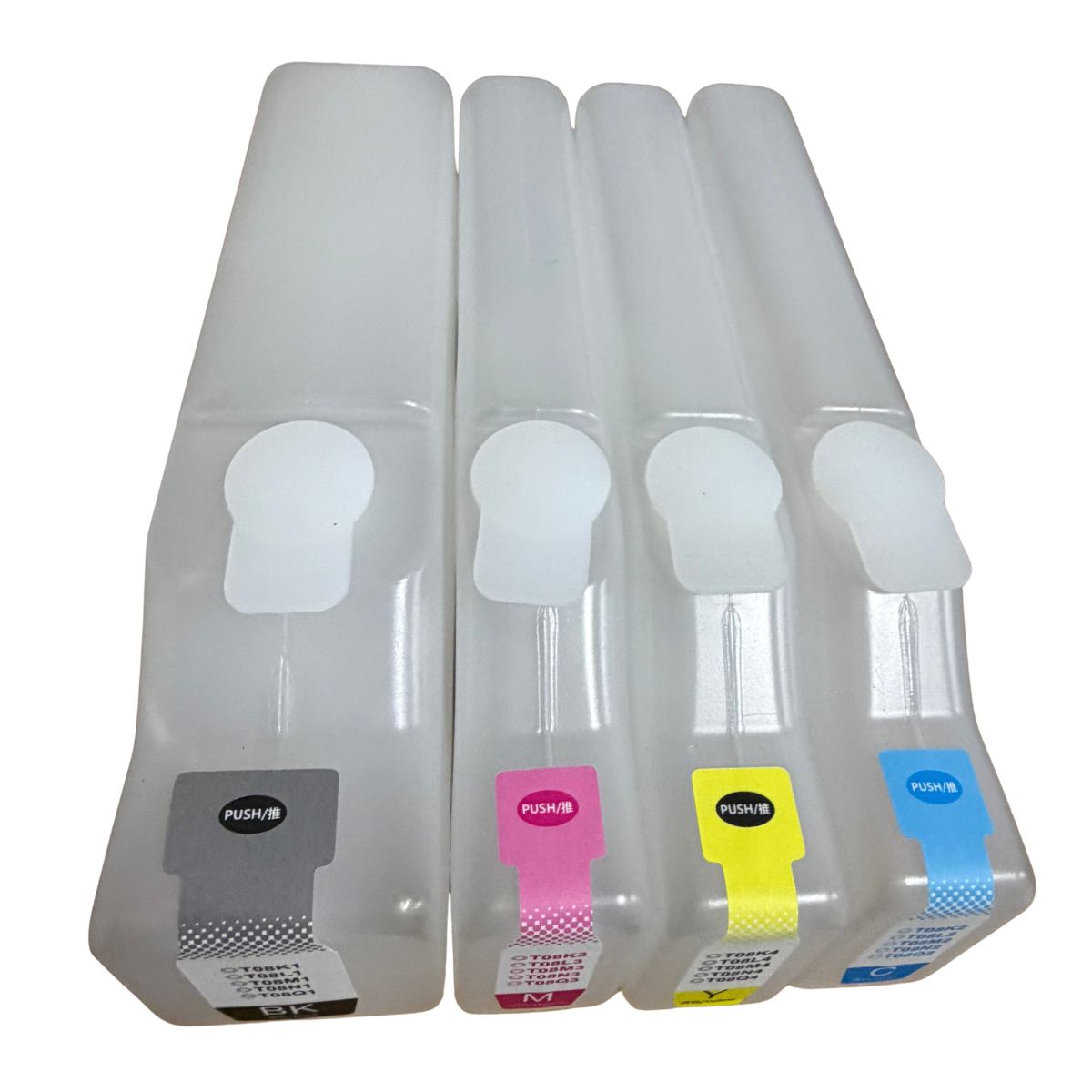 Kit Cartuchos Recarregáveis Para Epson AM-C400 AM-C550 Bulk Ink T08K T08M T08C T08Y - Imagem 6